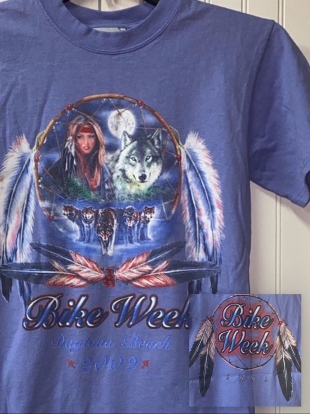Y2K Vintage Native American Dreamcatcher Dayton Bike Week Shirt S